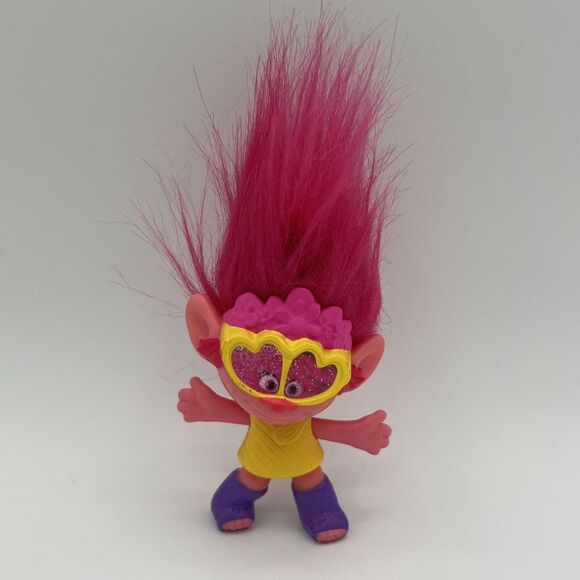 DreamWorks Trolls Mixed Figures & Bracelet Lot Of 5 Poppy Styling Barb - Picture 4 of 8